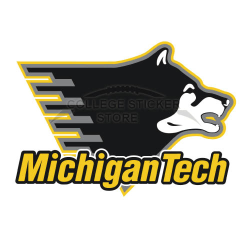 Personal Michigan Tech Huskies Iron-on Transfers (Wall Stickers)NO.5060